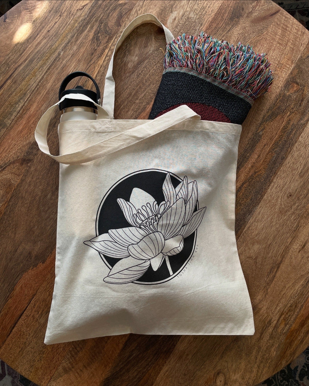 BLOOMING LOTUS Tote Bag