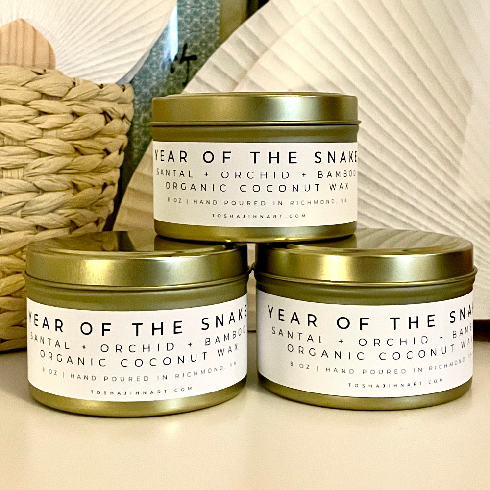 YEAR OF THE SNAKE Candle