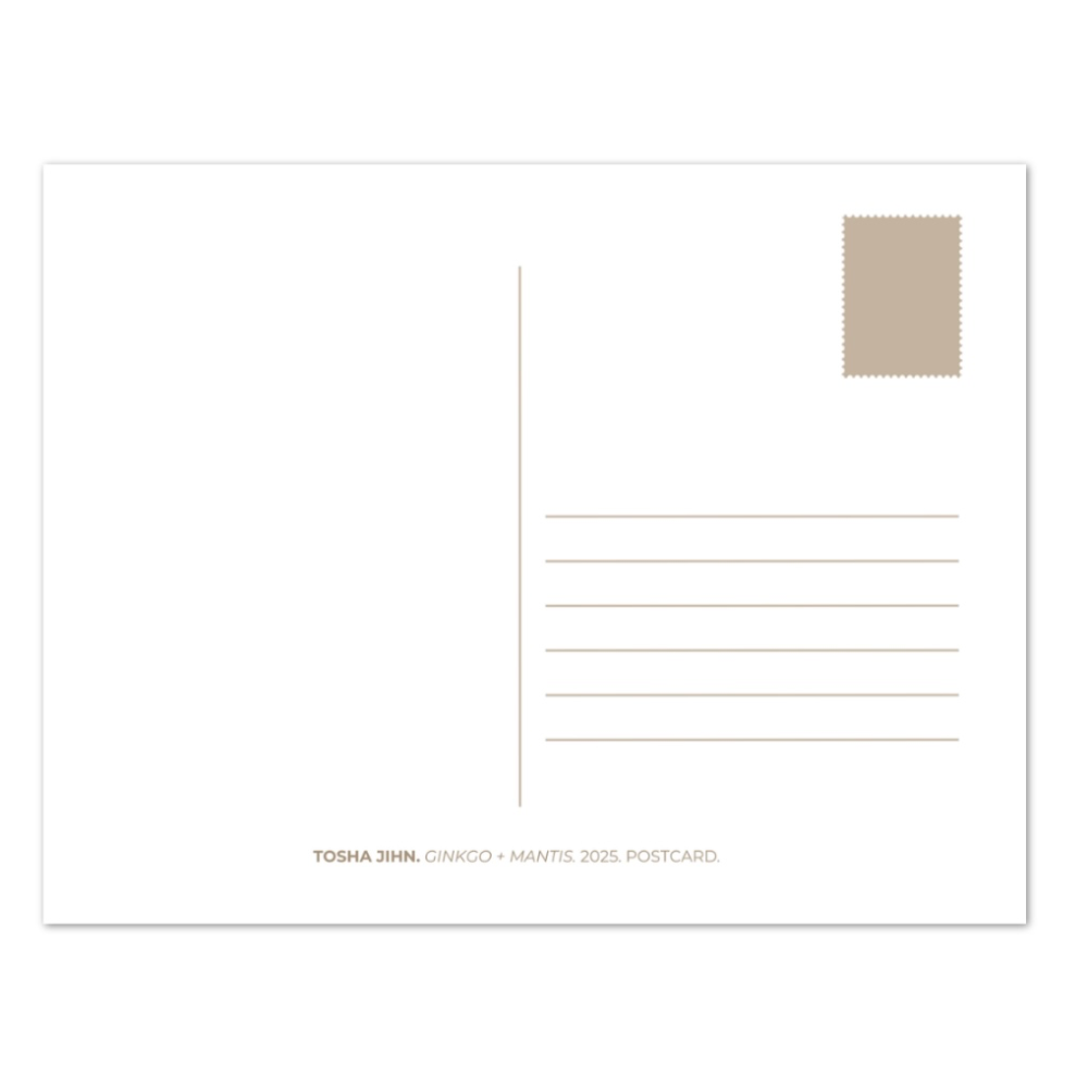 GINKGO + MANTIS Postcards  (No Envelope)